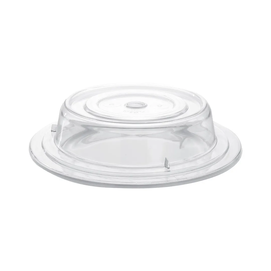 Turgla R‑SRVCVR277CLR Plate Cover, Clear Polycarbonate Round Cloche, 11" Dia x 2.5" H, Plastic