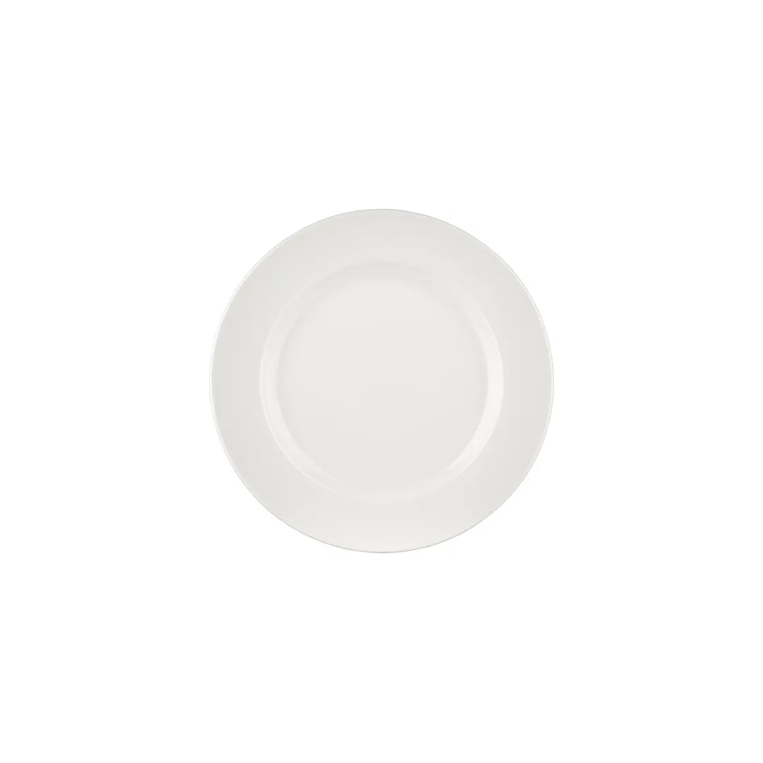 Turgla T-GT24DZ-12 Banquet Dinner Plate, 9.5" Round Porcelain, Warm White Finish