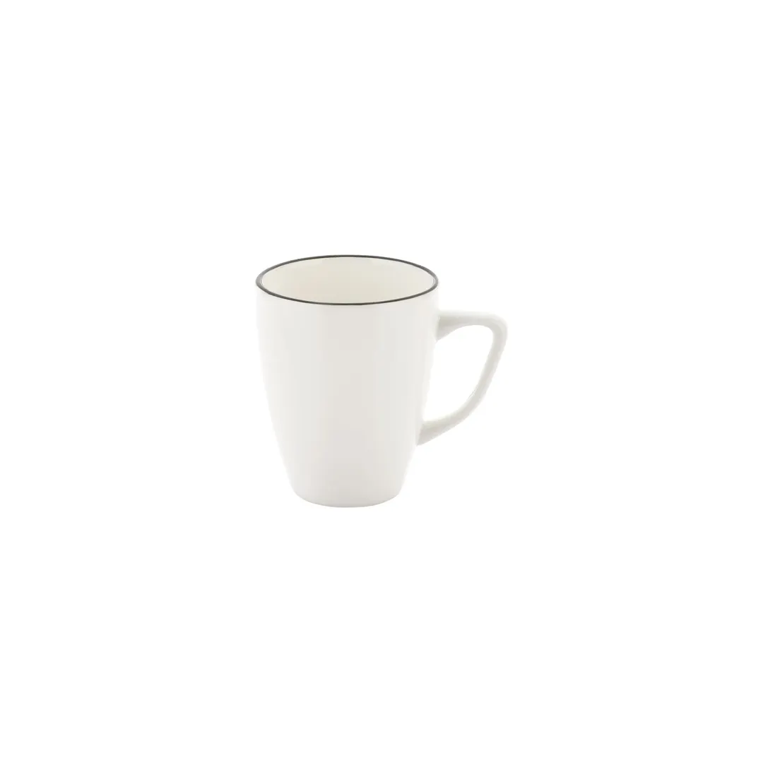 Turgla T-HAGRMUG03KNK-6 Spazio China Mug, 3.25" Diameter, 10 oz Round Brown Porcelain
