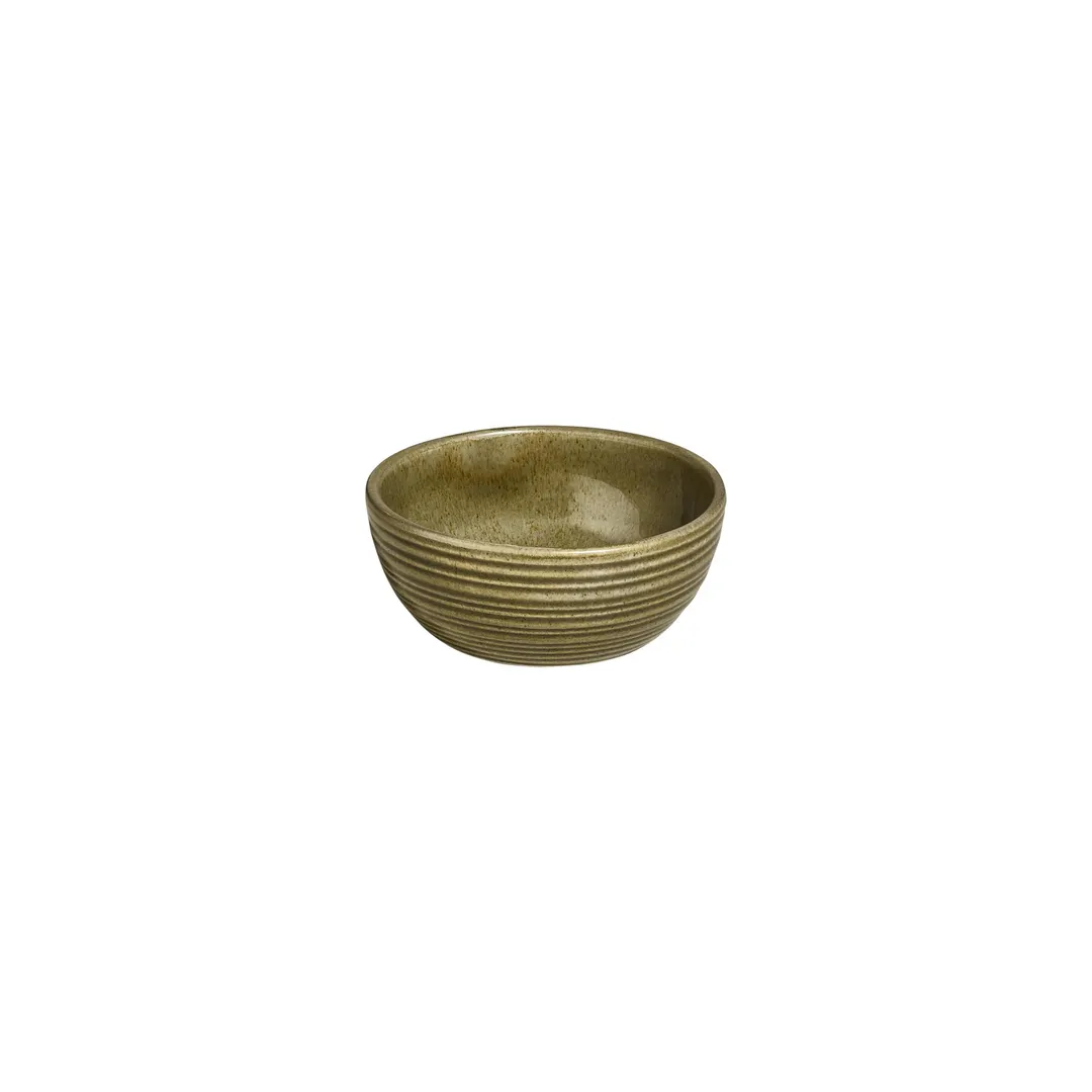 Turgla T-HLBB95KS-24 Round Green Porcelain Bowl, 3.75" Diameter, 5 oz Capacity