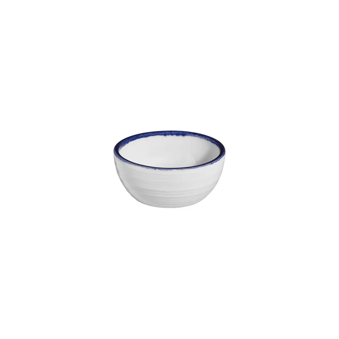 Turgla T-HLNBL07KS-24 Navy Porcelain Bowl, 2.75" Diameter, 2 Oz Capacity, Round Shape, General Usage - 1/Each