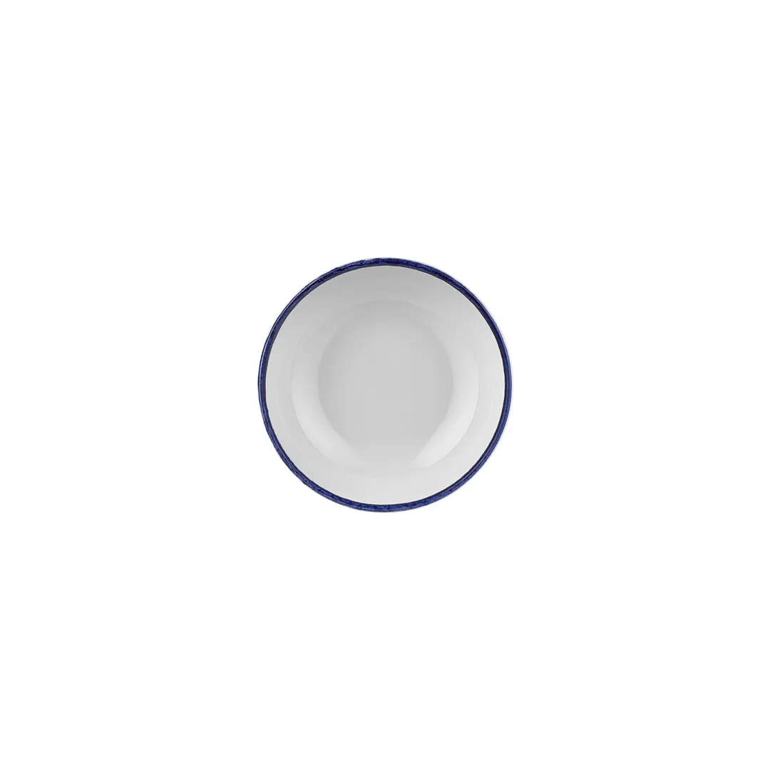 Turgla T-HLNBL14KS-12 - Navy Blue Porcelain Bowl, 5.5" Diameter, 16 Oz Capacity, 6" Size