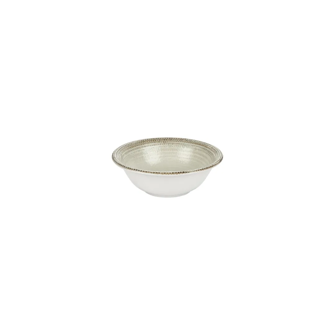 Turgla T-MSZT16KS-12 Round Porcelain Bowl, 6" Diameter, 17 oz Capacity, Brown, General Usage