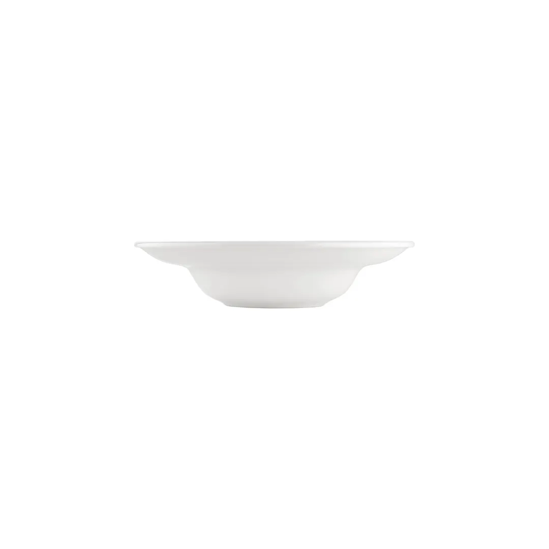 Turgla T-MSZT27CK-6 Deep Rim Round China Plate, 10.75" Diameter, Brown Porcelain, 17 oz Capacity