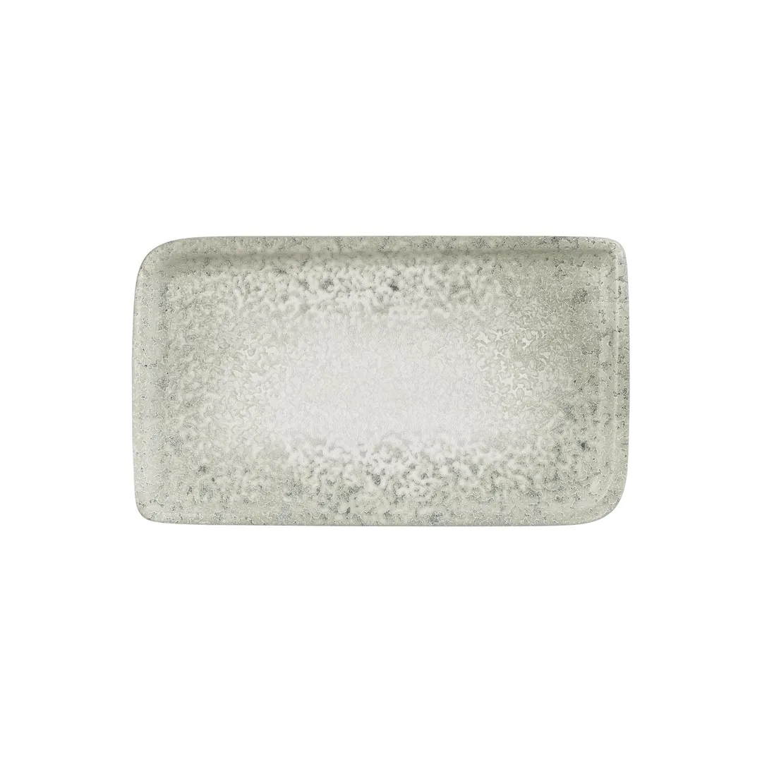 Turgla T-NMAR38DT-6 Natura Ocean Rectangular Platter, 13.75" W x 6.25" D Porcelain Blue Dinnerware