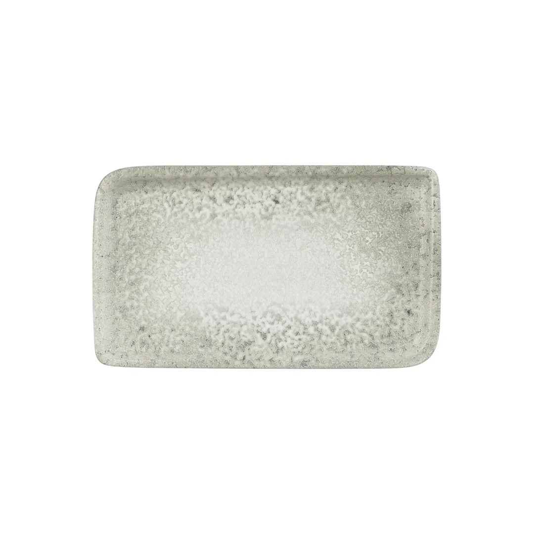 Turgla T-NMAR38DT-6 Natura Ocean Rectangular Platter, 13.75" W x 6.25" D Porcelain Blue Dinnerware