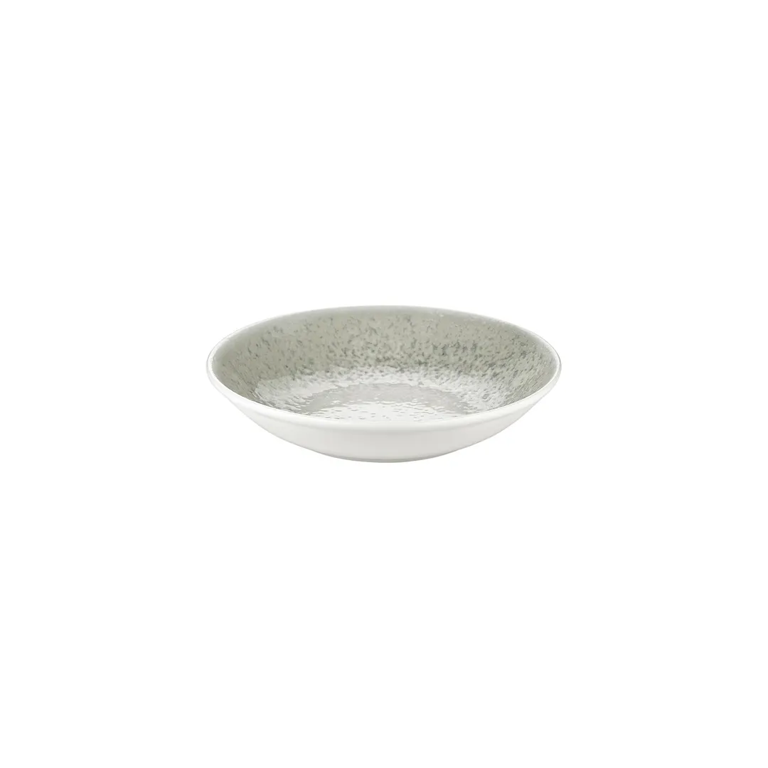 Turgla T-NMFL25CK-6 Round Porcelain Dinner Plate, 9.75" Diameter, Deep Rim, Blue, 44 oz Capacity