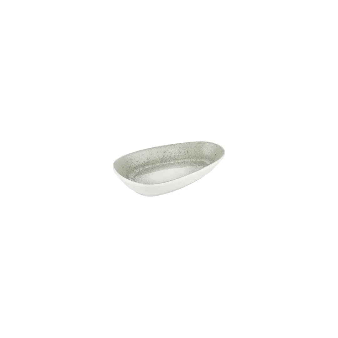 Turgla T-NMIS16OV-12 Natura Ocean Platter, Rectangular Porcelain, Organic Blue, 6.25" W x 4" D