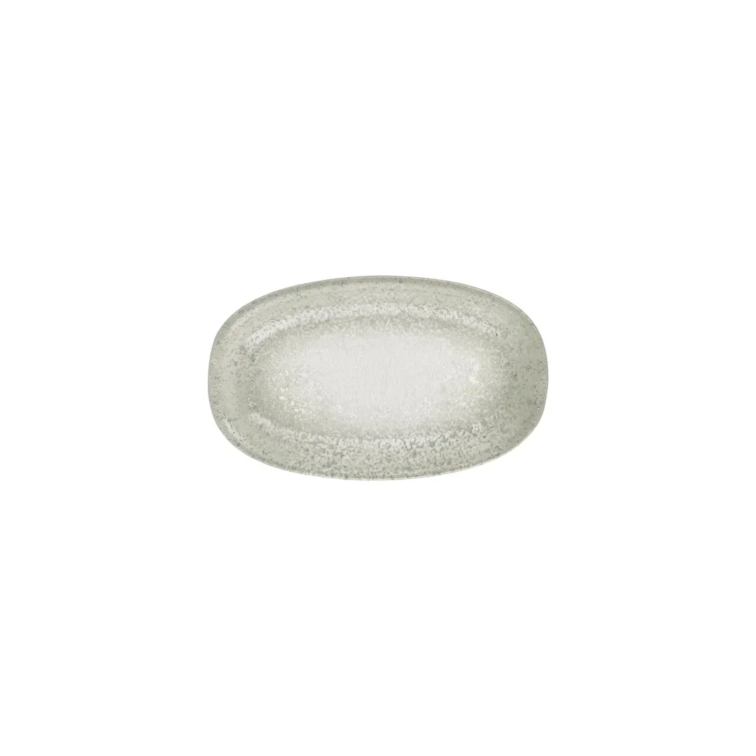 Turgla T-NMZT24OV-12 Natura Ocean Oval Platter, Porcelain, Blue, 9.5" W x 5.5" D, 10" Long Side