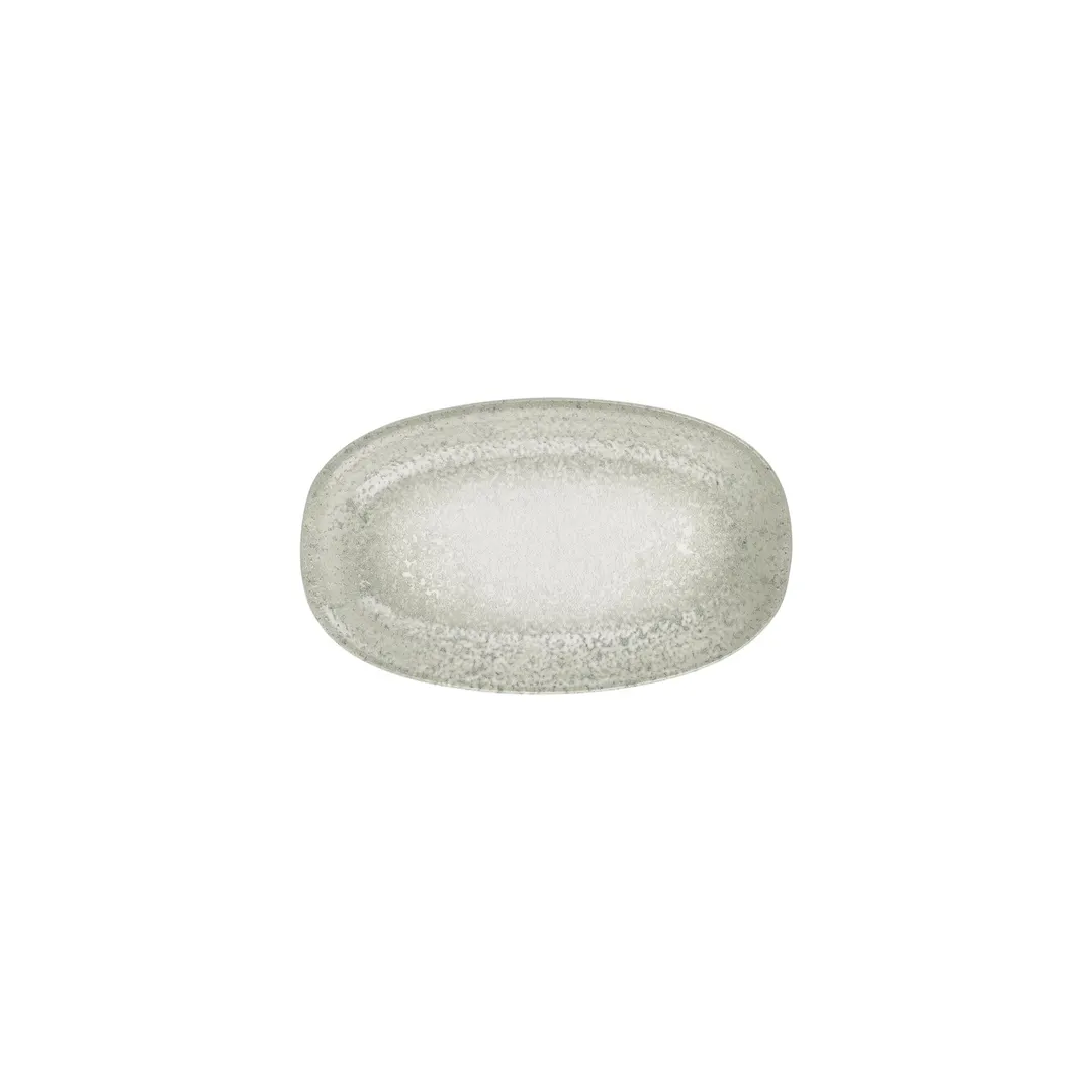 Turgla T-NMZT24OV-12 Natura Ocean Oval Platter, Porcelain, Blue, 9.5" W x 5.5" D, 10" Long Side