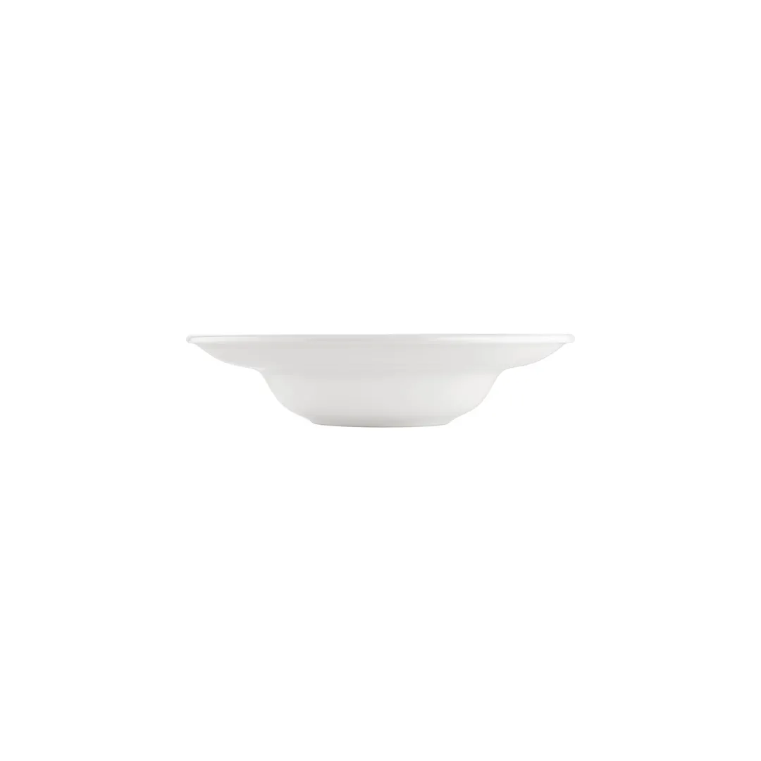 Turgla T-NMZT27CK-6 Round Porcelain Dinner Plate, 10.75" Deep Rim, Blue Color, 17 oz Capacity