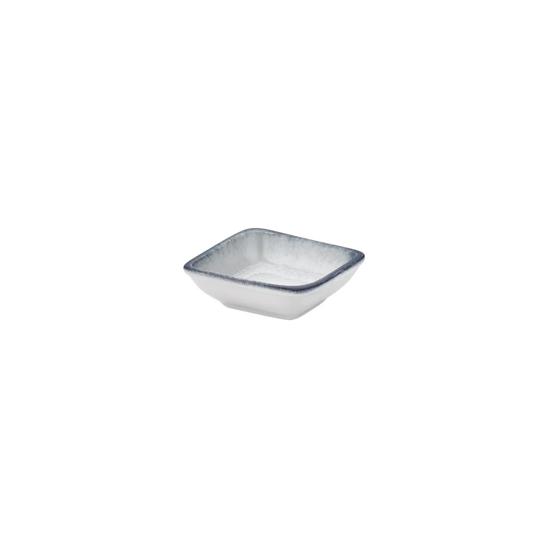 Turgla T-OHAR13KS-24 Square Porcelain Bowl, 4" Diameter x 3.5" Height, Blue, General Usage