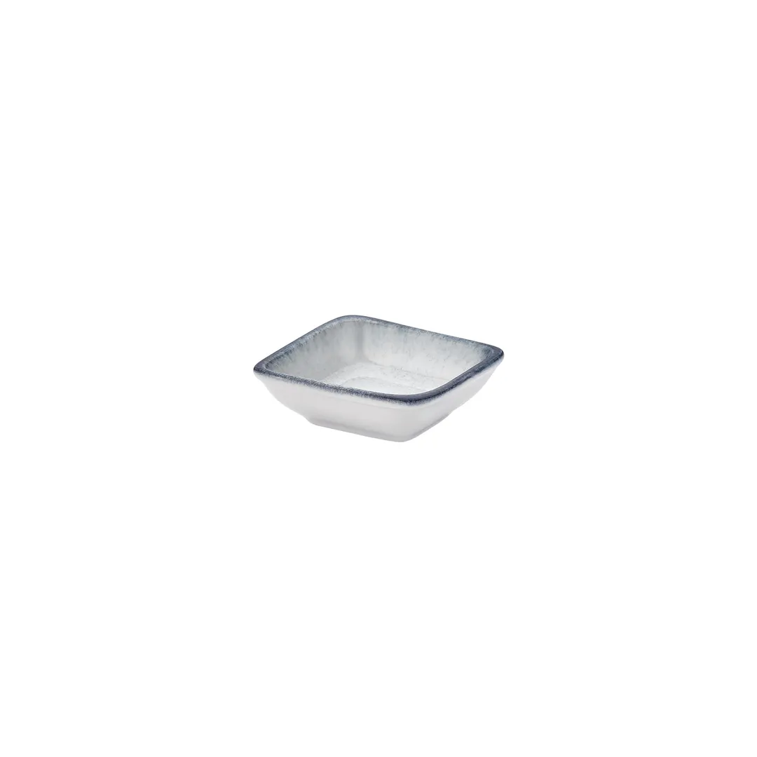 Turgla T-OHAR13KS-24 Square Porcelain Bowl, 4" Diameter x 3.5" Height, Blue, General Usage