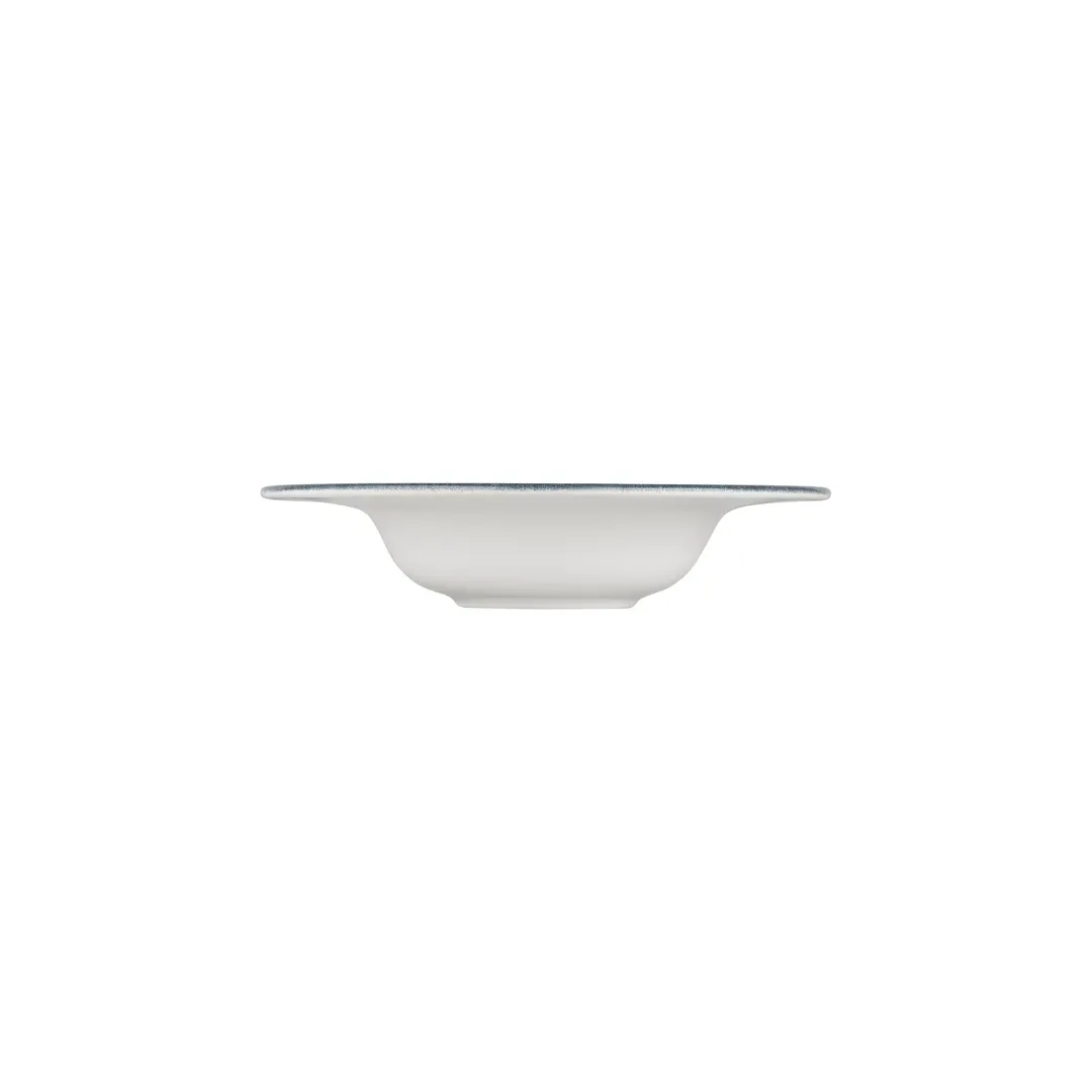 Turgla T-OHGT28CK-6 Occhio Deep Rim Plate, 11" Round Blue Porcelain, 16 oz Capacity