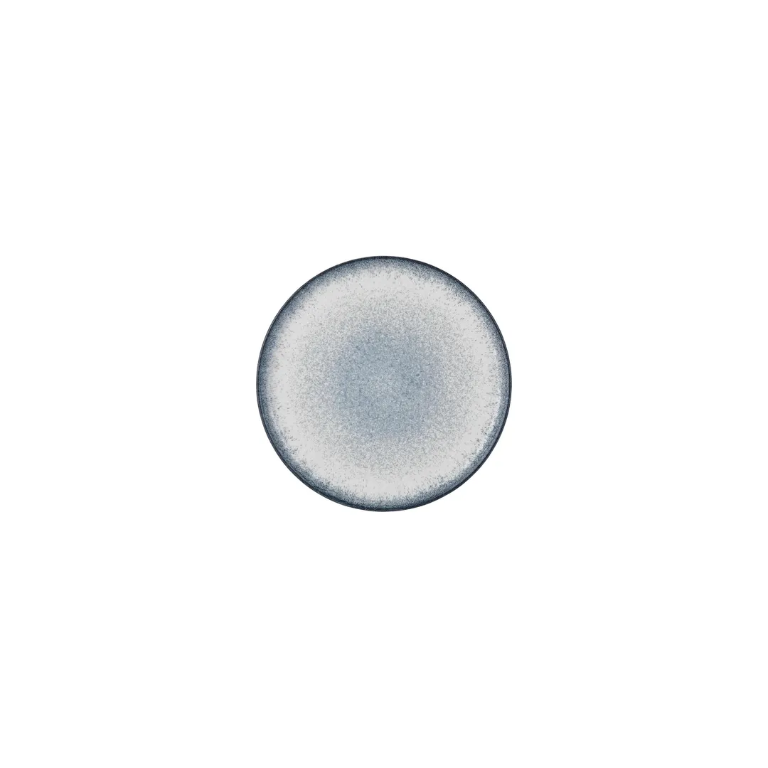 Turgla T-OHZT17DZ-12 Round 6.75" Blue Porcelain Dinner Plate, Classic China Tableware