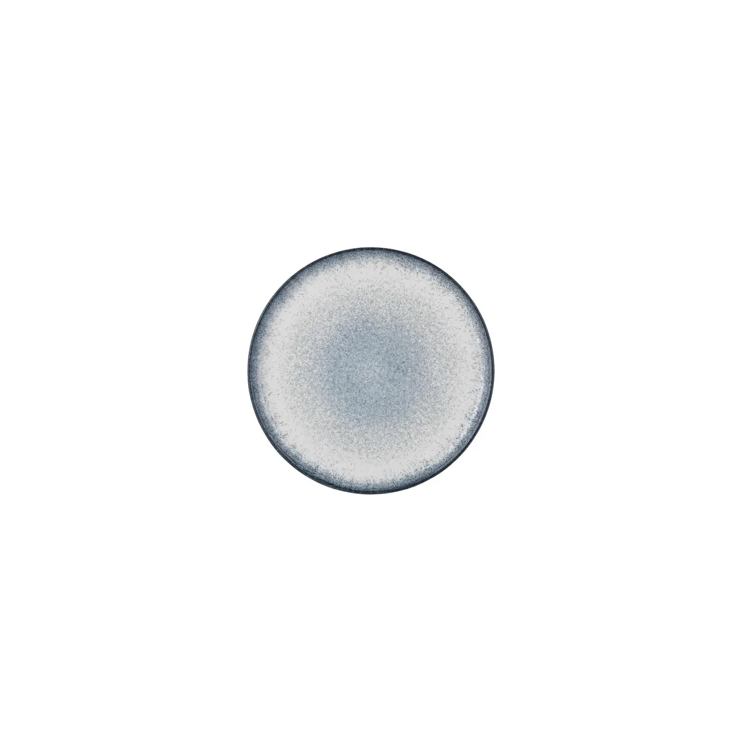 Turgla T-OHZT17DZ-12 Round 6.75" Blue Porcelain Dinner Plate, Classic China Tableware