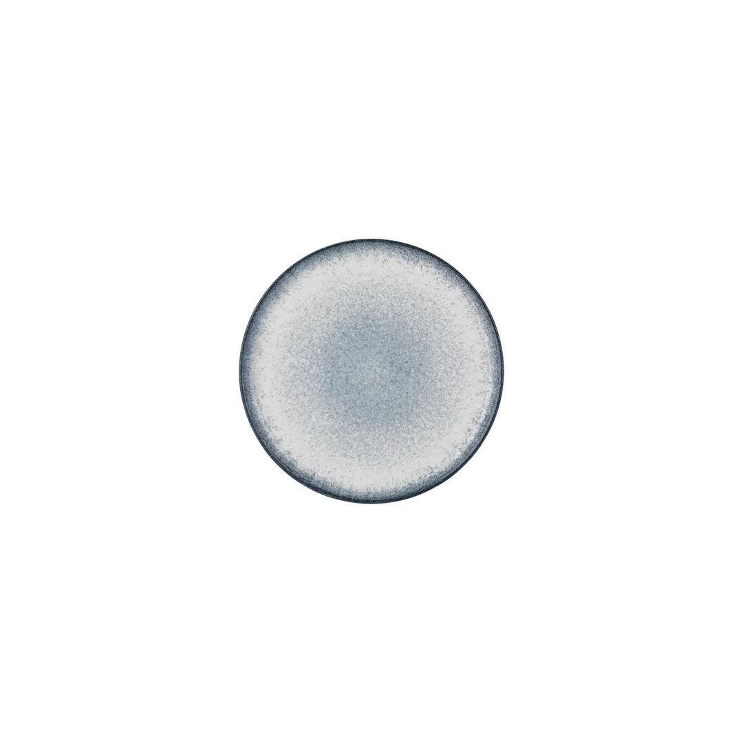 Turgla T-OHZT19DZ-12 Occhio Round China Plate, 7.75" Diameter, Blue Porcelain Dinnerware
