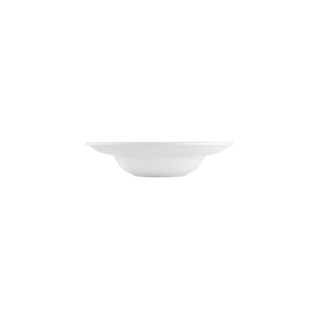 Turgla T-RMZT25CK-6 Rome Deep Plate, 9.75" Round Green Porcelain Plate with Deep Rim, 14 oz Capacity