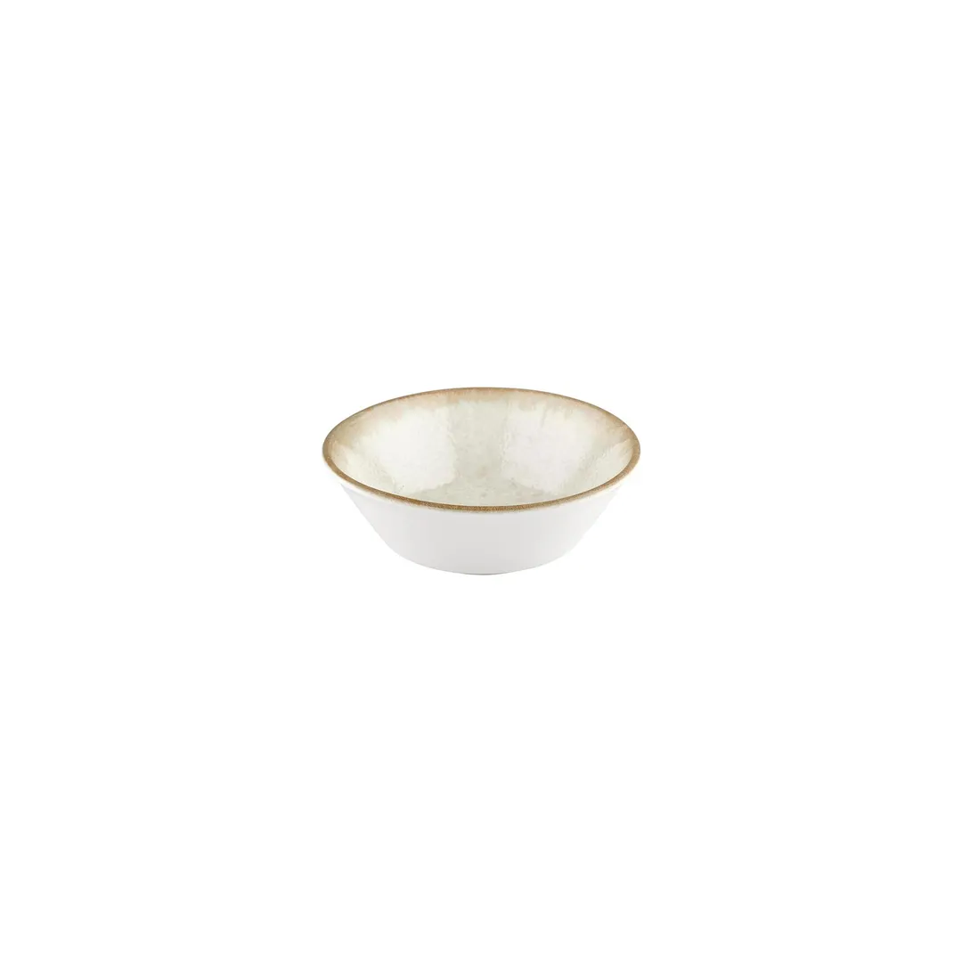 Turgla T-SMABY14KS-12 Ambience Round Bowl, 5.5" Diameter, 12 Oz Capacity, Beige Porcelain, General Use