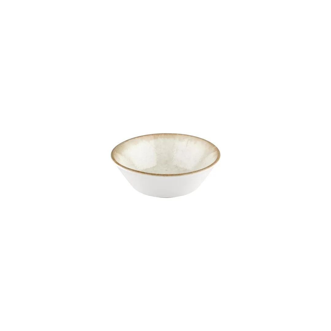 Turgla T-SMABY16KS-12 - 6" Diameter 18 Oz Round Beige Porcelain Dinner Bowl, General Usage - 1/Each