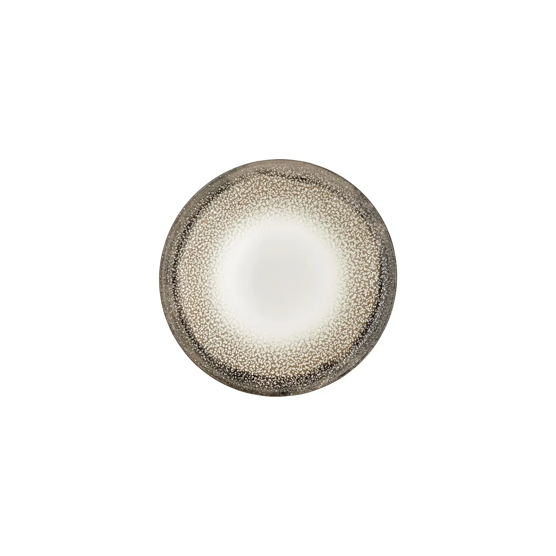Turgla T-SZZT23DZ-12 Spazio Round 9" Porcelain Dinner Plate, Elegant Decorated China, 9" Diameter