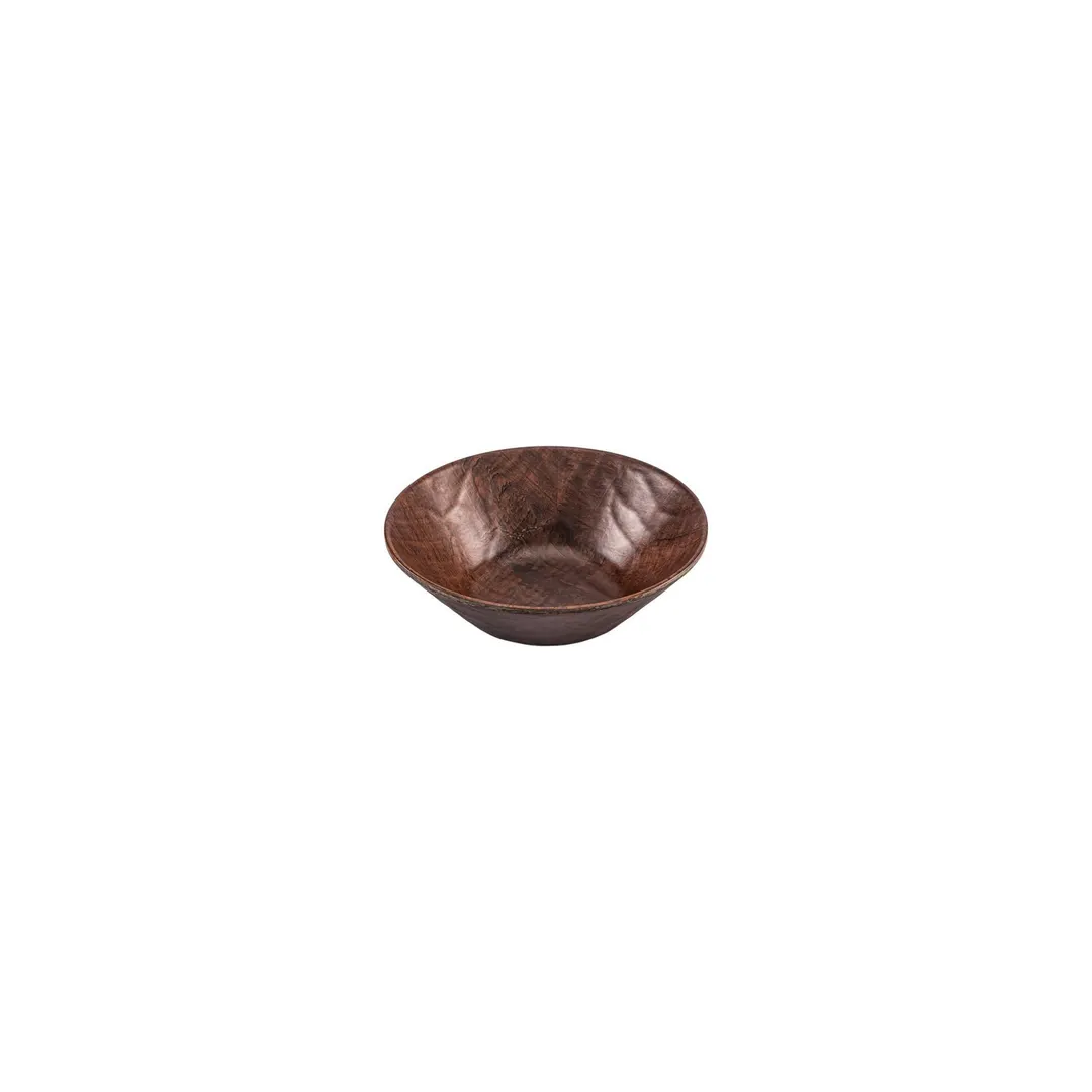 Turgla TRI787 EcoGrain Composite Bowl, 7.5" Dia x 2.25" H, 32 oz, Round Brown Reusable Plastic