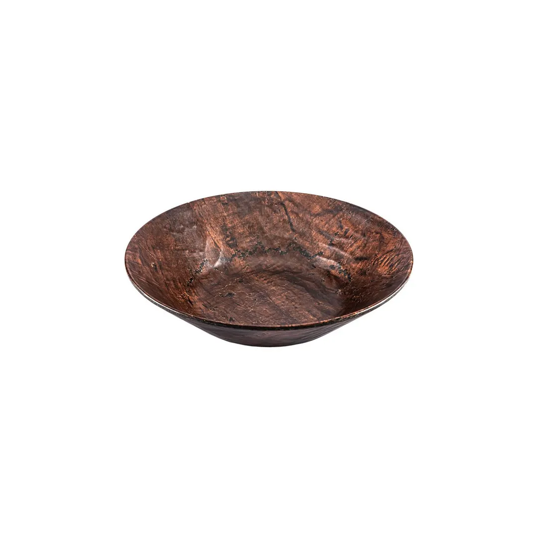 Turgla TRI789 - Reusable EcoGrain Bowl, 13.5" Dia x 3.25" H, 4.46 Qt Round Brown