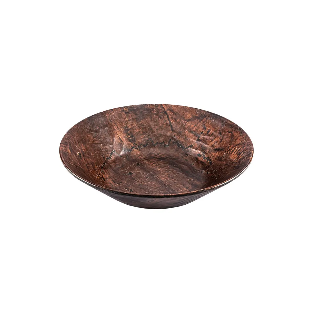 Turgla TRI790 - EcoGrain Composite Round Bowl, 15.75" Diameter x 4.25" Height, 7 Quart Capacity, Brown
