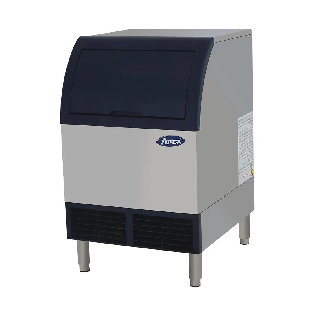 Atosa USA YR280-AP-161 24" Air Cooled Half Cube 283 lb Undercounter Ice Machine with 88 lb Bin