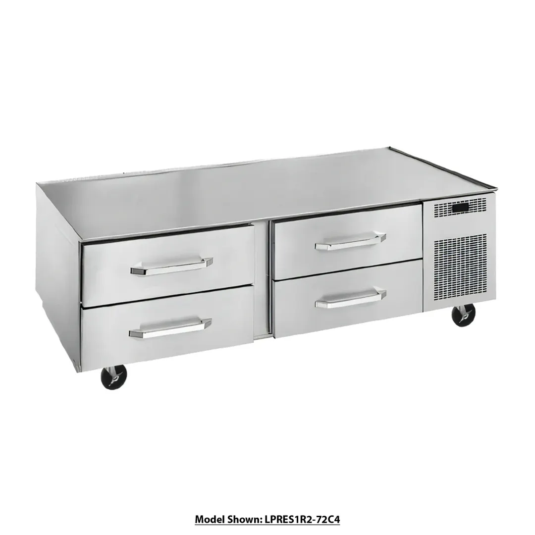 Randell LPRES1L1-53C4 53" 2 Drawers Refrigerated Chef Base w/ Marine Edge, Self-Contained