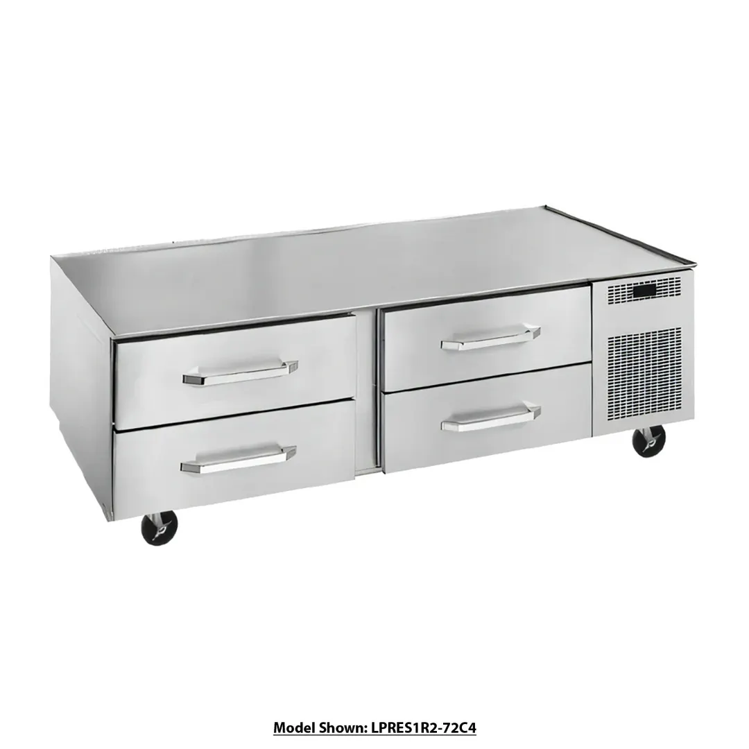 Randell LPRES1R1-48C4 48" 2 Drawers Refrigerated Chef Base w/ Marine Edge, Self-Contained