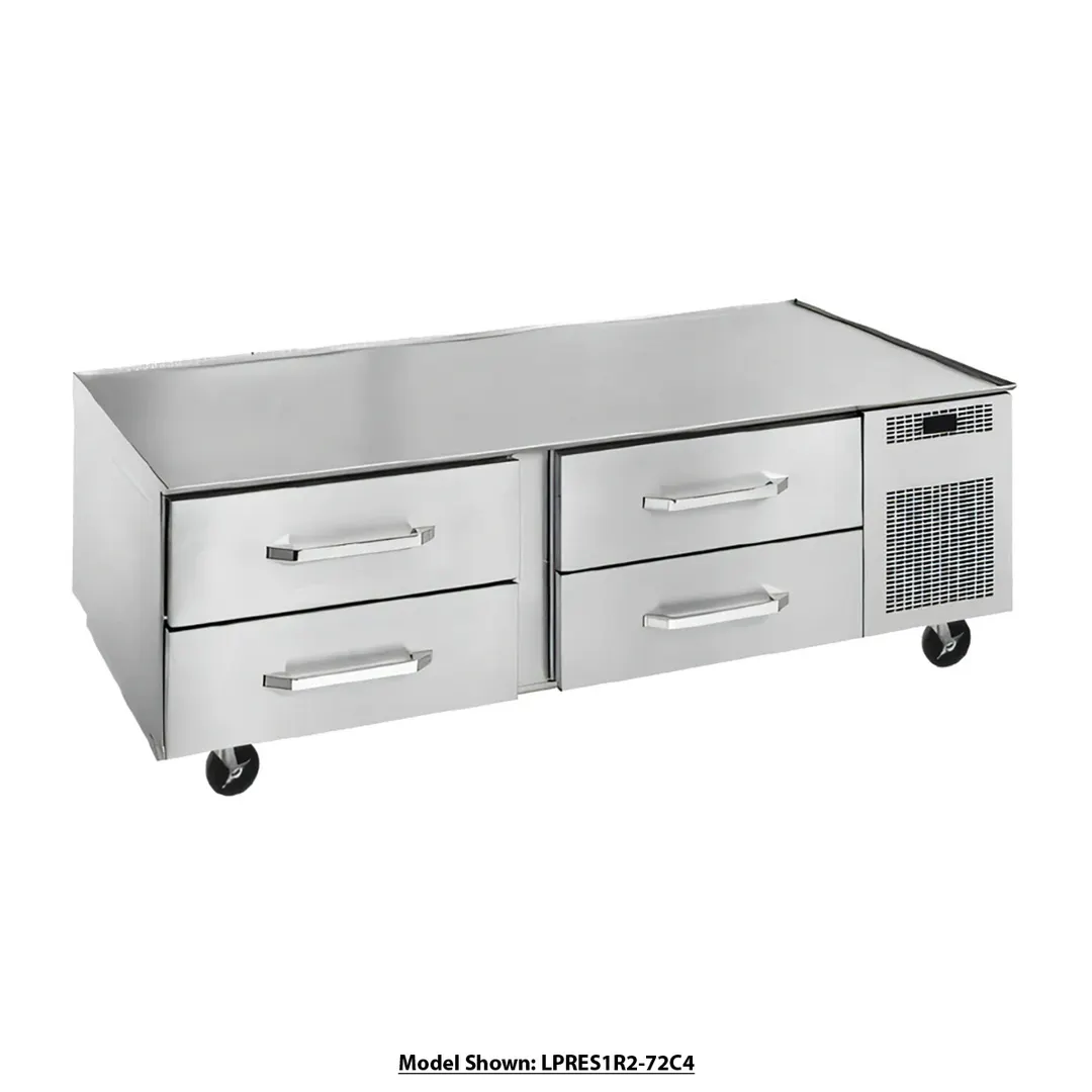 Randell LPRES1R1-53C4 53" 2 Drawers Refrigerated Chef Base w/ Marine Edge, Self-Contained