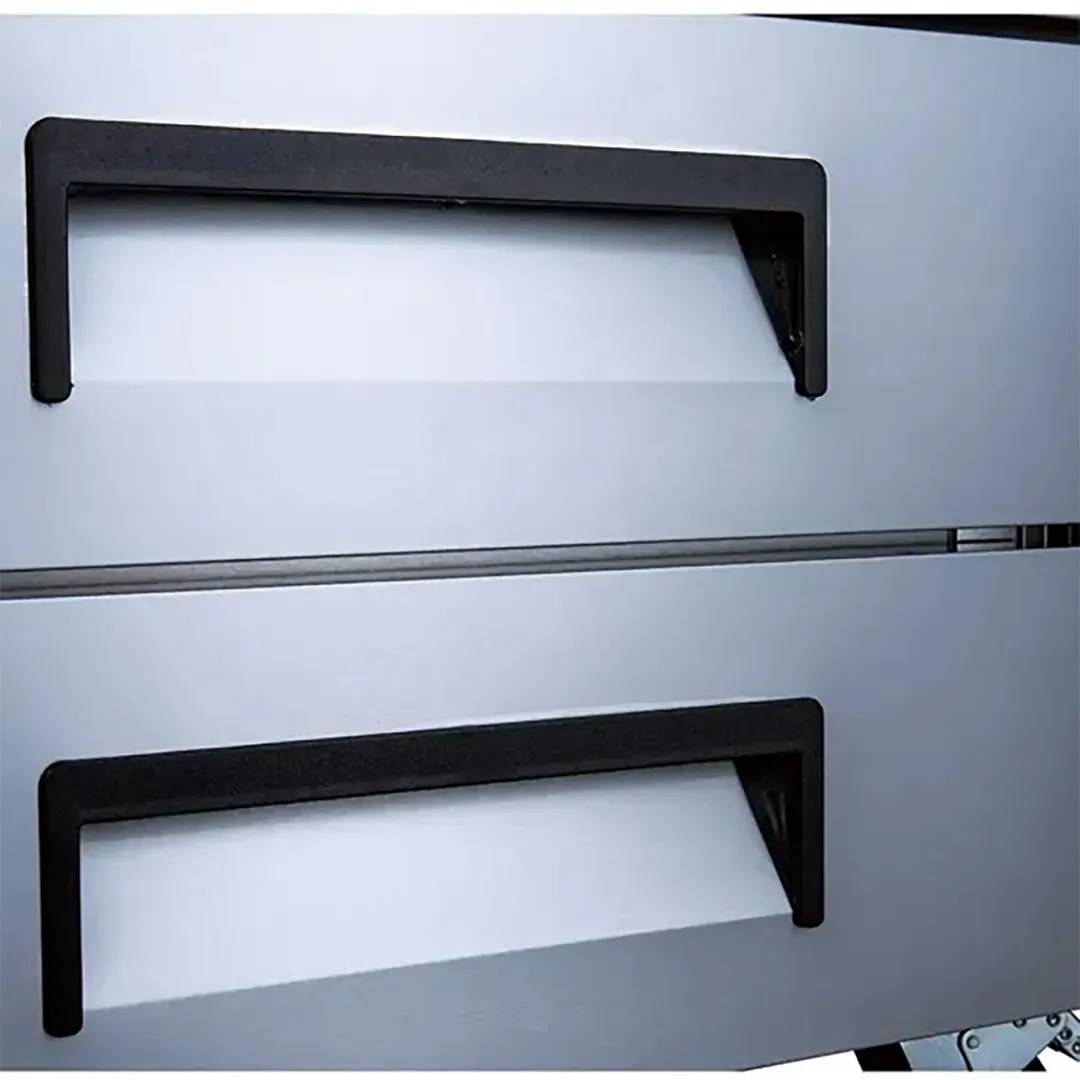 Coldline CB48 48" 2 Drawers Refrigerated Chef Base, Marine Edge, 9.6 cu. ft., (4) 1/1 GN pans