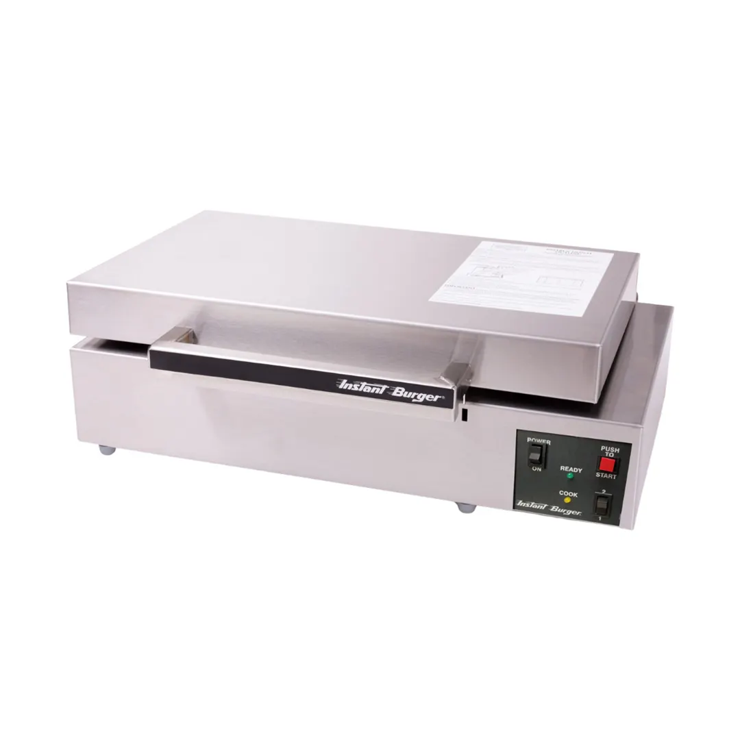Broaster INSTANT BURGER® CLAMSHELL GRIDDLE - A975 Countertop Electric Griddle w/Platens, 115/120v
