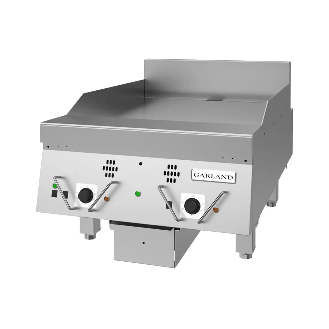 Garland US Range CG-24R 24" Countertop Thermostatic Gas Griddle, Rear Drain, 60.000 BTU