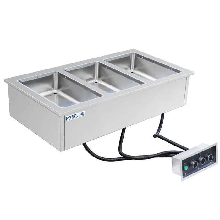 Prepline HFW3 Electric Drop-In Hot Food Well Unit