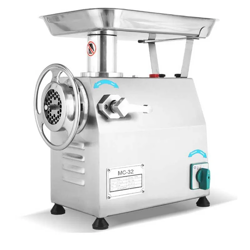 Prepline MC32 Commercial Meat Grinder – 13.5" Wide, 661 lbs/hr, 2 HP 1800W, 230 RPM, #32 Hub, Stainless Steel