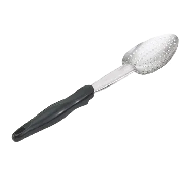 Vollrath 64132 - Perforated Serving Spoon, 13" Nylon Handle, 18/8 Stainless Steel, NSF Certified