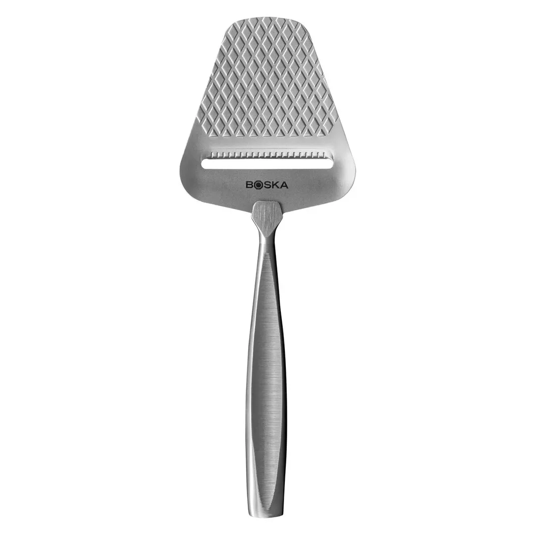 Boska 307085 Monaco+ Cheese Slicer Stainless Steel 4" W x 2.91" D x 0.35" H Precise Slices