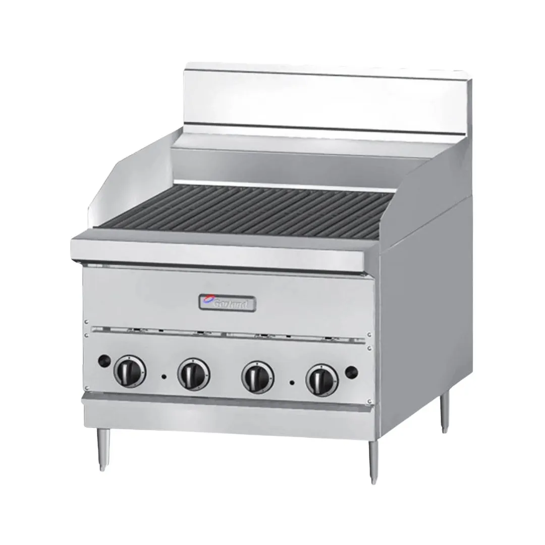 Garland US Range G24-BRL 24" Countertop Gas Ceramic Briquette Charbroiler, 60.000 BTU