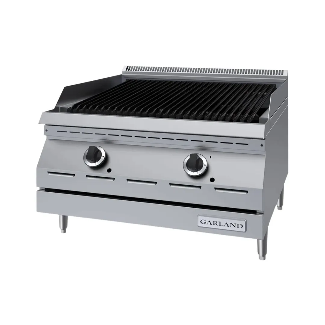 Garland US Range GD-24RB 24" Countertop Gas Radiant Charbroiler, 60.000 BTU