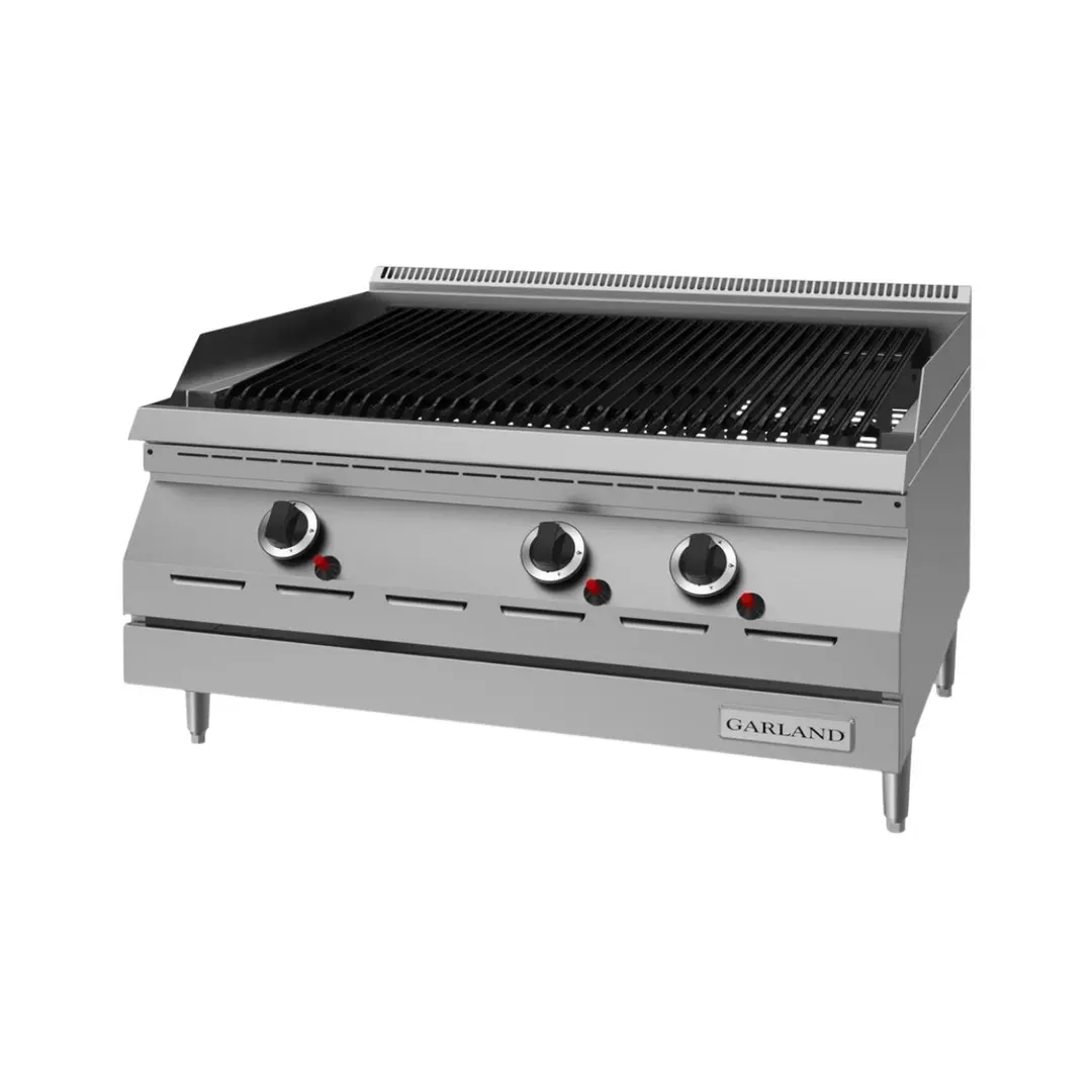 Garland US Range GD-30RBFF 30"Countertop Gas Radiant Charbroiler w/ FF Protection, 75.000 BTU