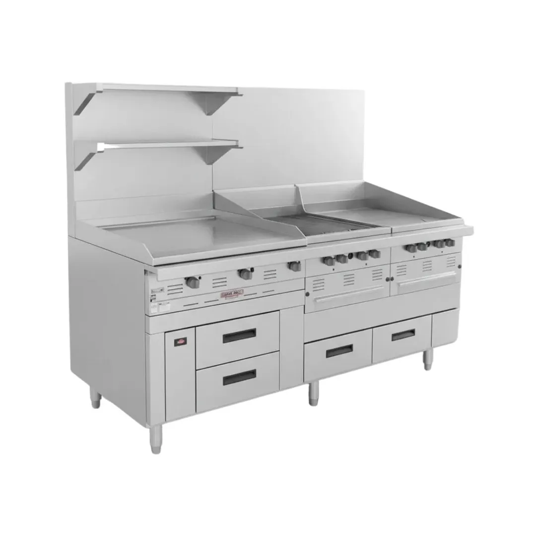 Garland US Range GN17C114 114" 6 Drawers Arctic Fire Refrigerated Chef Base