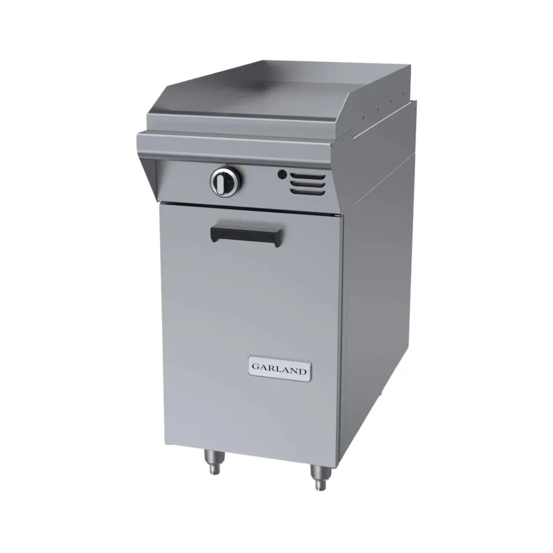 Garland US Range MST7S-E Gas 17" Heavy Duty Range, 17" Full Griddle w/ Manual Controls, Electronic Spark Ignition, (1) Cabinet Base, 30.000 BTU