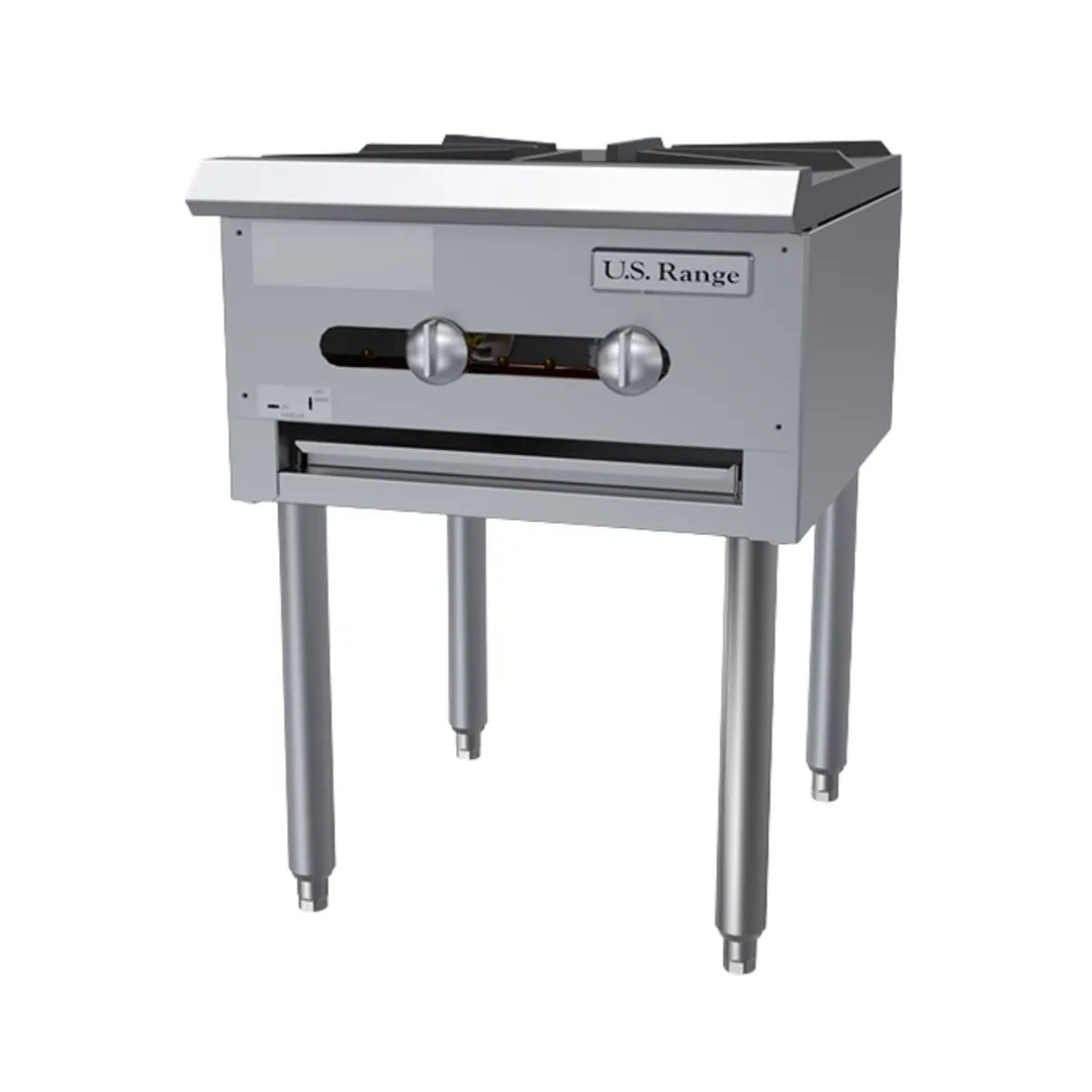 Garland US Range SP-1844 18" Gas Stock Pot Range w/ (1) Three Ring Burner, Manual Controls, 45.000 BTU
