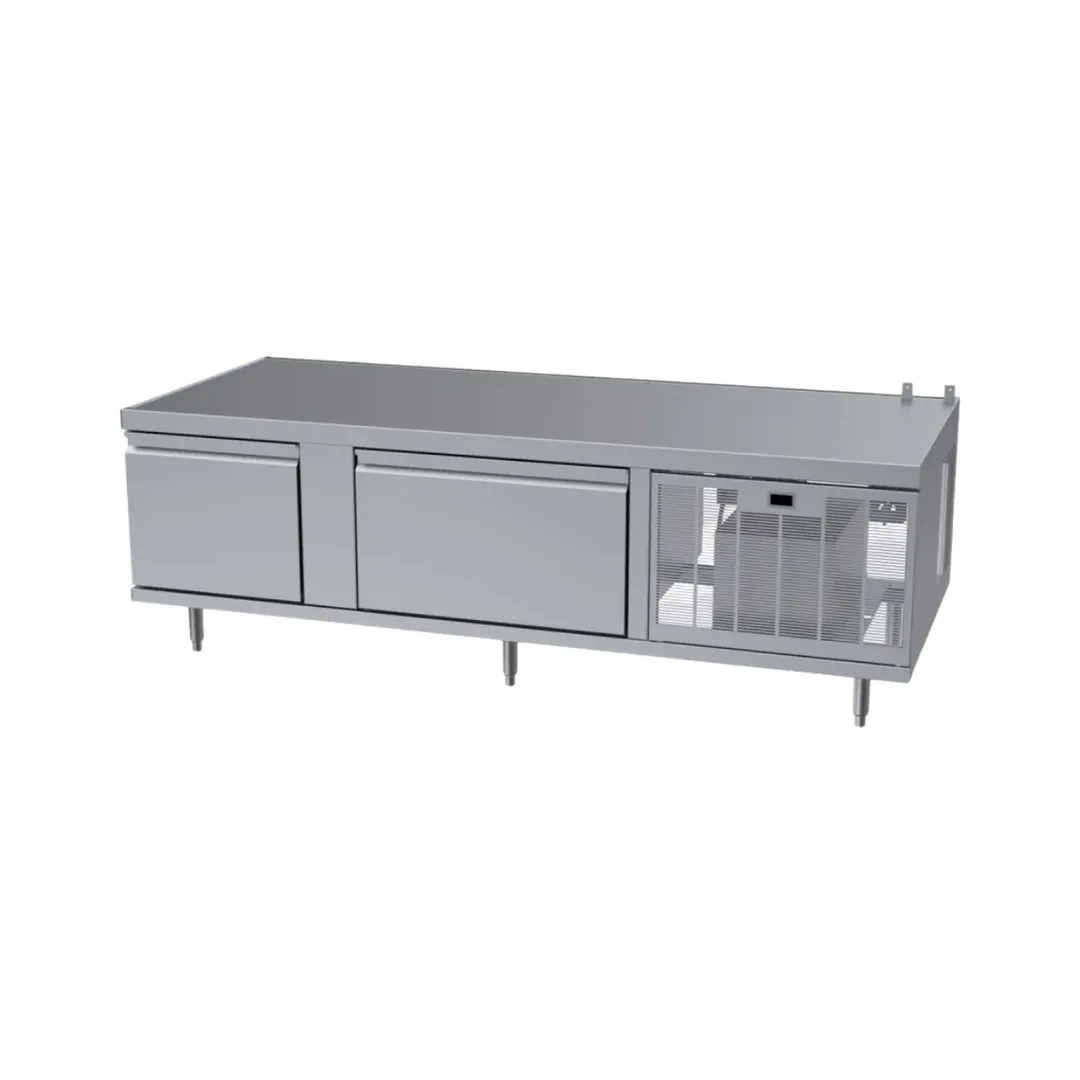 Garland US Range UN17FC78 78" 2-Section Polar Cuisine Freezer Chef Base w/ 4 Drawers, Self-Contained