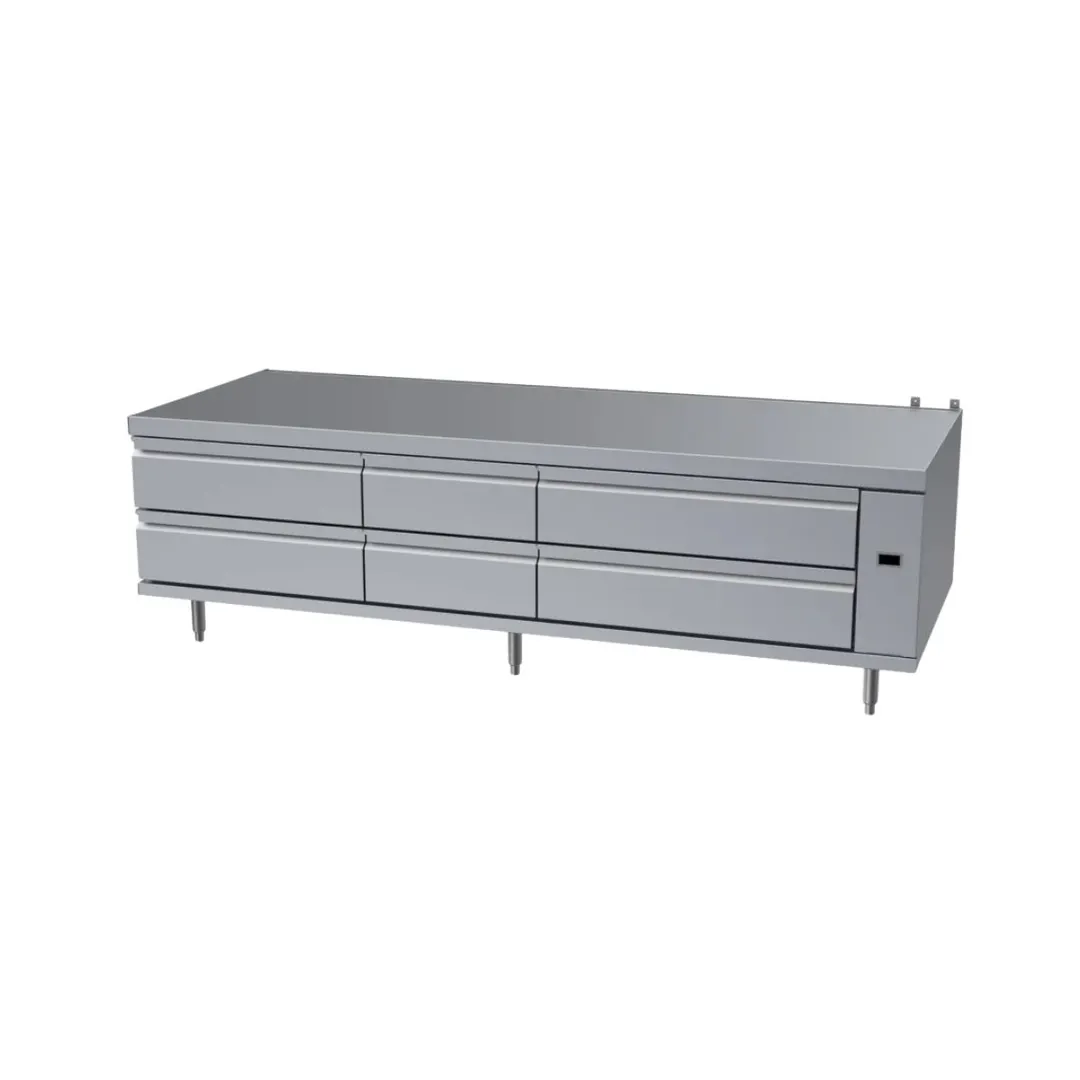 Garland US Range UN17R84 84" 6 Drawers Polar Cuisine Refrigerated Chef Base, Remote