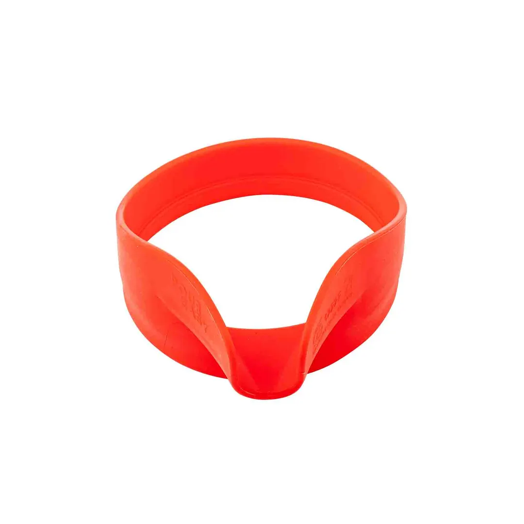 TableCraft Products 12227 - Smallwares Pour Easy Bar Pourer, 4.5" x 5.75" x 2.5", Round Silicone, Red