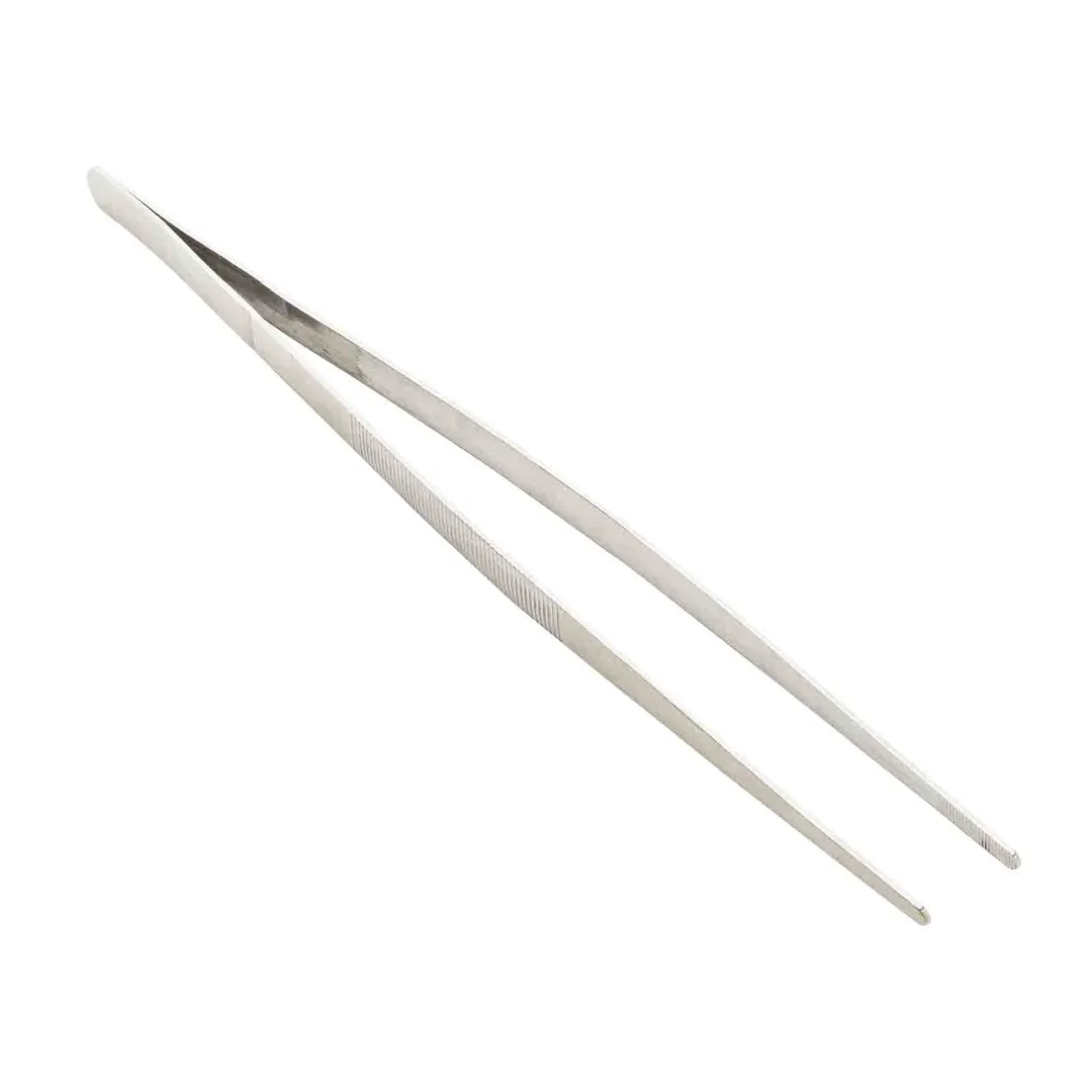 TableCraft Products 13001 Serving Tongs, 8‑9" Length, 0.75"×0.375"×8" Stainless Steel, Cash & Carry
