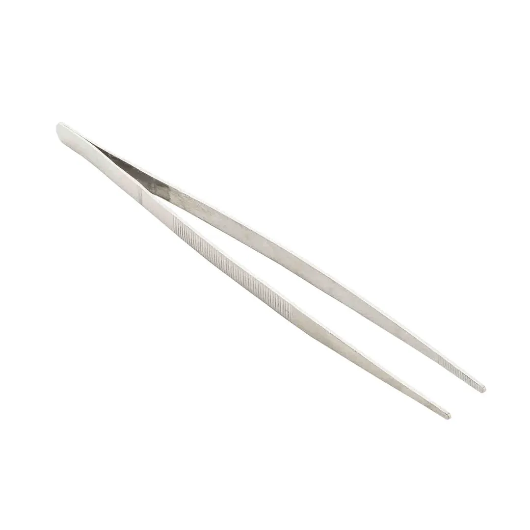 TableCraft Products 13002 - 10-11" Serving Tongs, Stainless Steel, Carry Finish, 1" x 0.375" x 10"